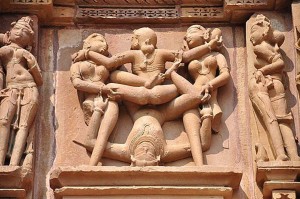 Detalle del templo Khajuraho. 900-1000 D.C.
